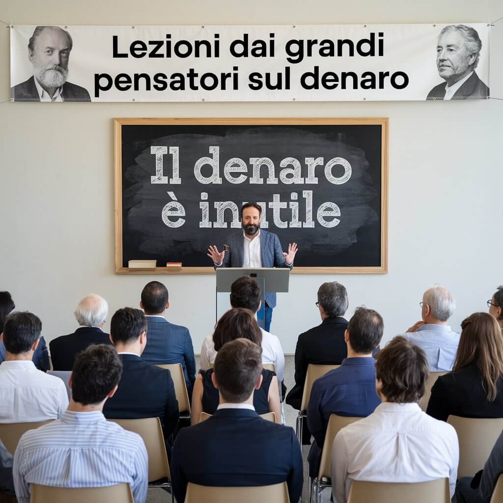 il denaro è inutile, lezioni dai grandi pensatori sul denaro